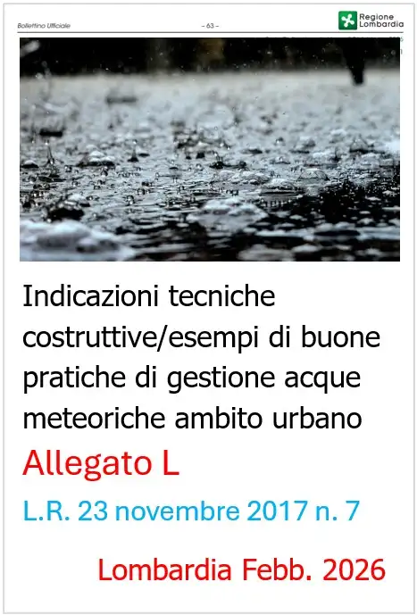D.G.R. Lombardia 2 febbraio 2026 - n. XII 5710 / Buone pratiche di gestione acque meteoriche in ambito urbano